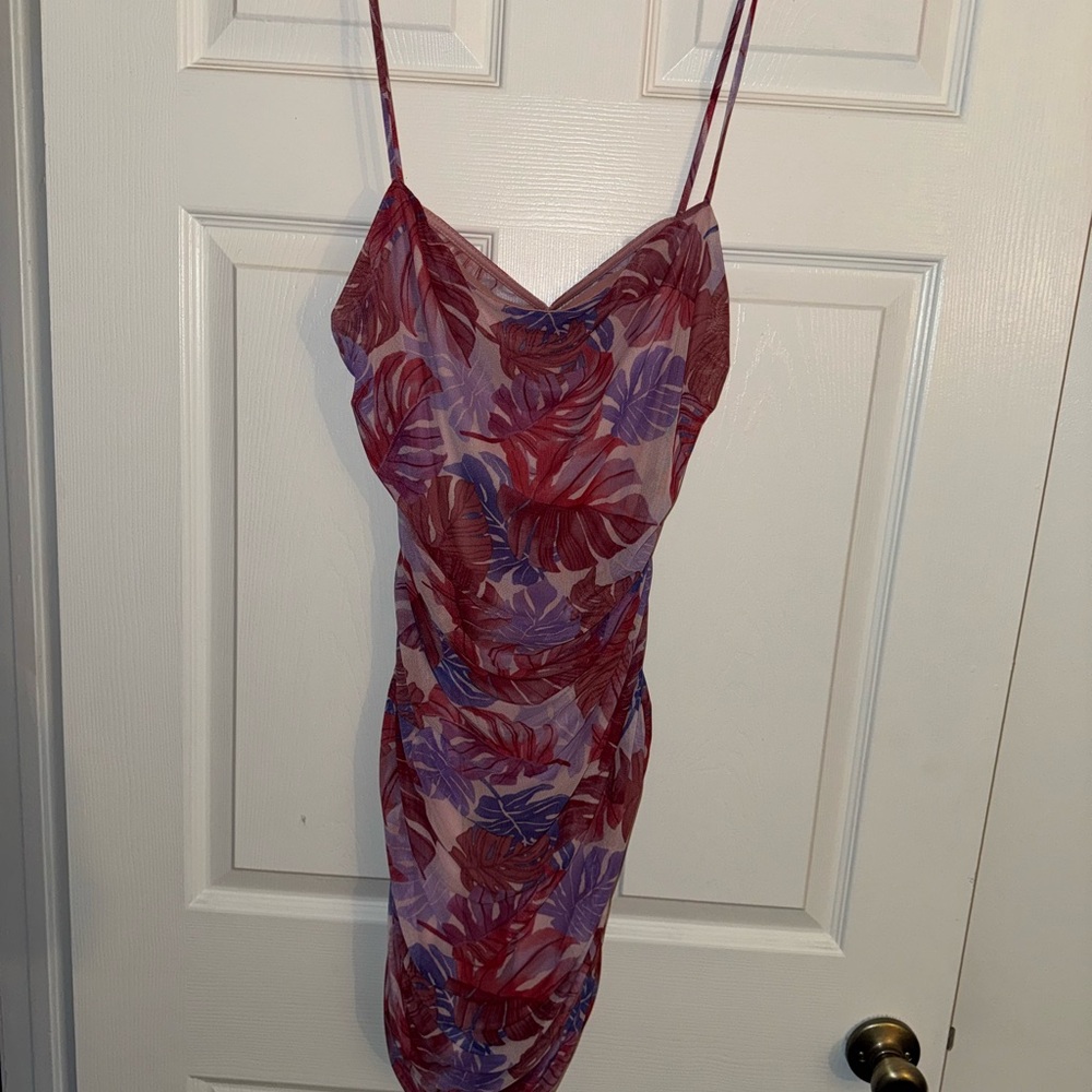 Floral Spaghetti Strap Dress